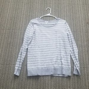 Gray, white, and sparkly long sleeve